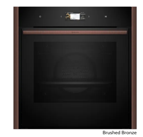 Indbygningsovn 60 X 60 Cm Flex Design Neff N90 Brushed Bronze